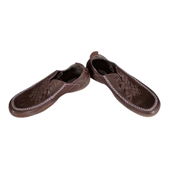 Patagonia Rimu SkyWalk Slip On Comfort Shoe Dark Plum Leather Womens 7.5 - Picture 5 of 11